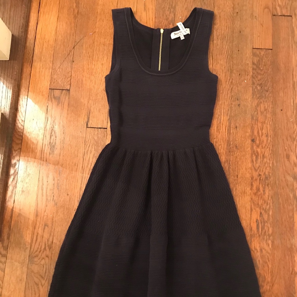 Juicy Couture navy knit dress